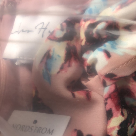 Charles Henry Floral Faux Wrap Dress, Size X-Small P - Picture 4 of 5